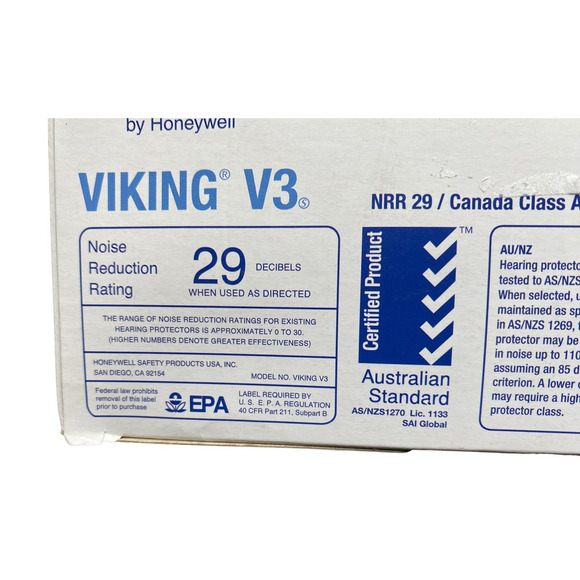 Howard Leight Viking V3 Noise Blocking Ear Muff Protectors Black - Picture 5 of 7